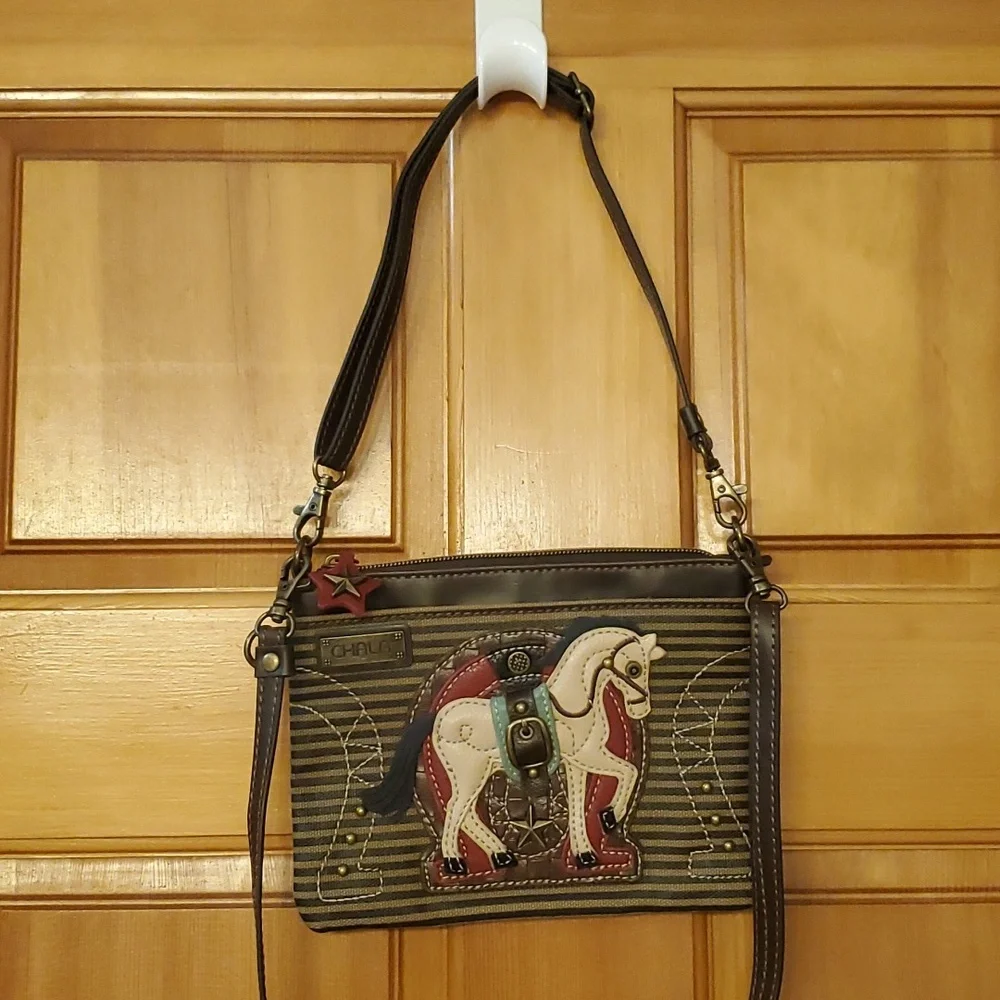 Chala Horse Fabric Mini Crossbody Purse - Picture 15 of 16